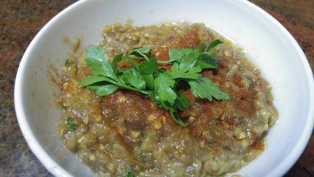 receta baba ganoush libanes