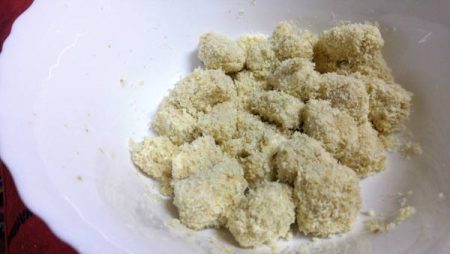 Panko para rebozar tofu agridulce