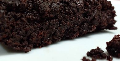 Receta brownie vegano de chocolate fácil y rápido