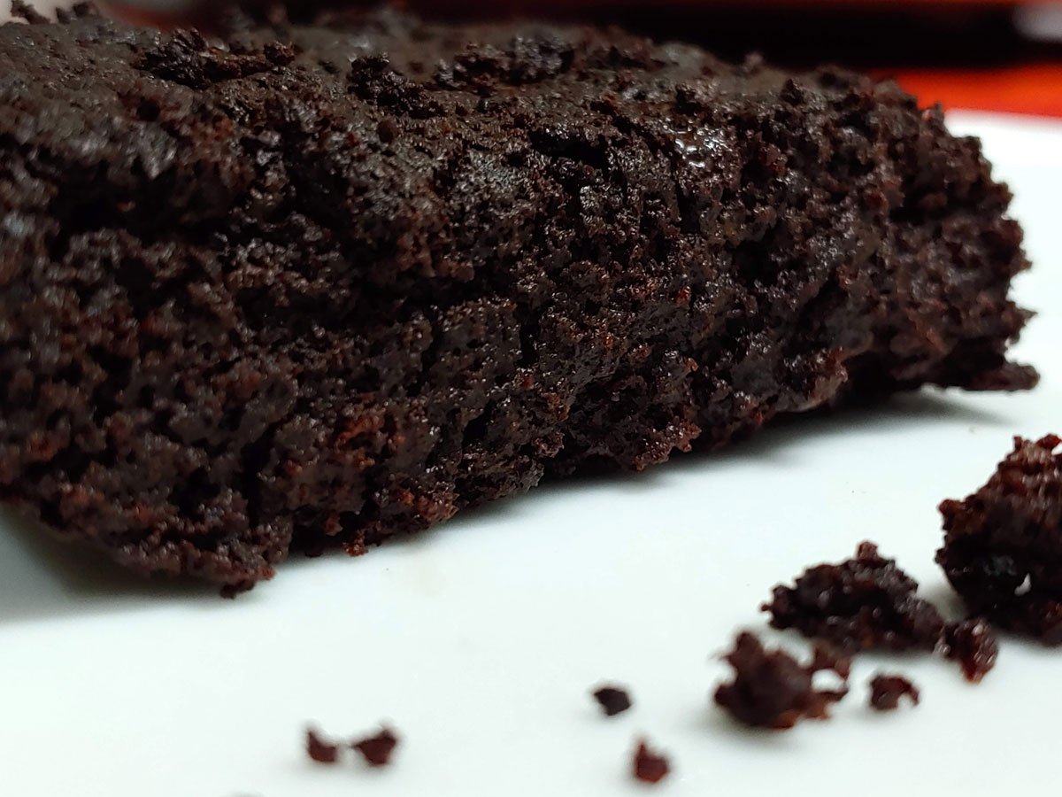 Receta brownie vegano de chocolate fácil y rápido