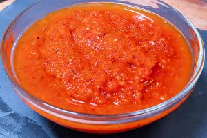 Receta de salsa de tomate casera, natural y rápida para pizza, pasta, albóndigas, thermomix, conserva