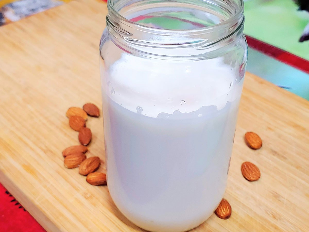 Como hacer leche de almendras casera