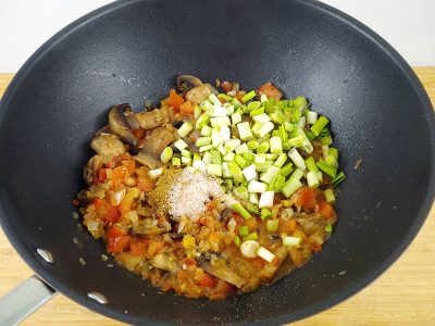 Receta de granos de espelta con tomate
